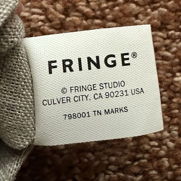 Linen Bag Fringe Studio Cross Body Tan Aztec Southwest NWT - Picture 11 of 11